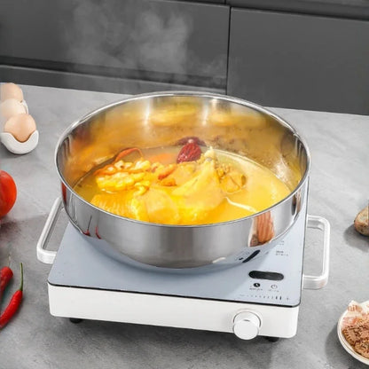 Large Stainless Steel Mixing Bowls - Rust Resistant Kitchen Utensils for Dough, Pasta, Vegetables, and Soups - ShopHub