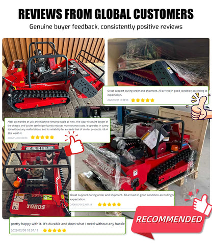 Customized Big Power Diesel Engine Small Robot Grass Cutter Cutting Width 80cm 100cm 120cm Remote Control Crawler Lawn Mower