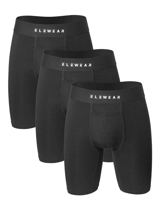 3pcs Men's Breathable Modal Underwear with Opening - Comfortable Boxershorts