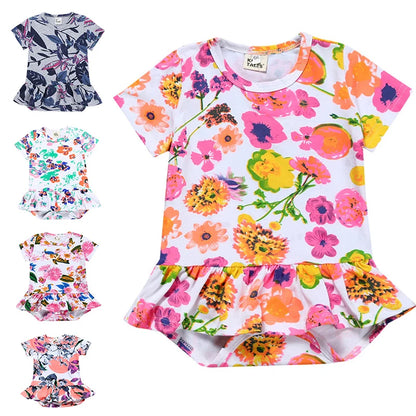 Kids Tales Blossom Belle Cotton-Blend Baby Girl Romper