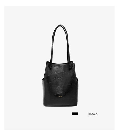 FOXER 2026 Spring New Tote Bag for Women Soft PVC Leather Daily Commute Shoulder Bag Vintage Casual Female Work Handbag