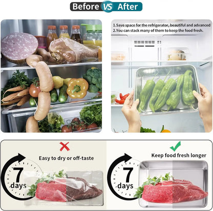 Stainless Steel Food Storage Container with Lid - ShopHub