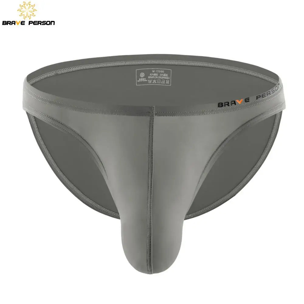 BRAVE PERSON Sexy Mens Big Penis Pouch Design Underwear