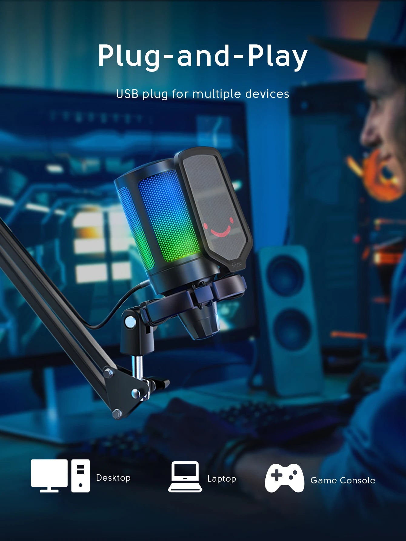 Unlock Your Gaming Potential with the FIFINE Gaming USB Microphone Kit