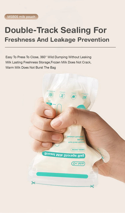 MAMIJOY 10/30Pcs 150/250ML Breast Milk Storage Bags