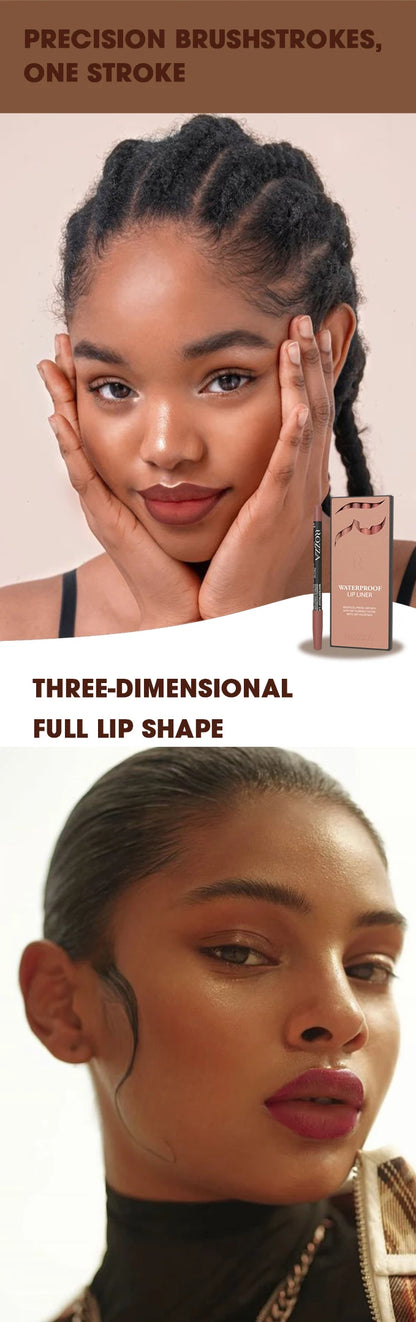 6 PCS/SET Ultra-Fine Wood Lip Liner Set