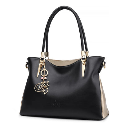 FOXER New Elegant Shoulder Bag for Women Luxury Designer Handbags Cowhide Leather Female Messenger Crossbody Bag Purse