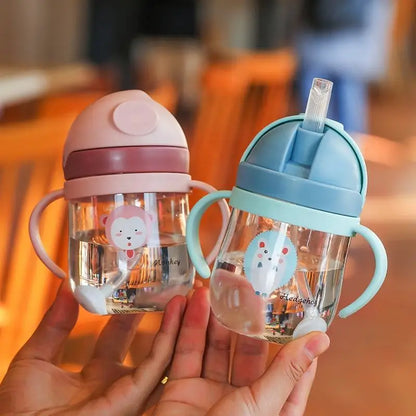 MAMIJOY BY01 Kids Water Sippy Cup – 350ml Leakproof Bottle with Straw