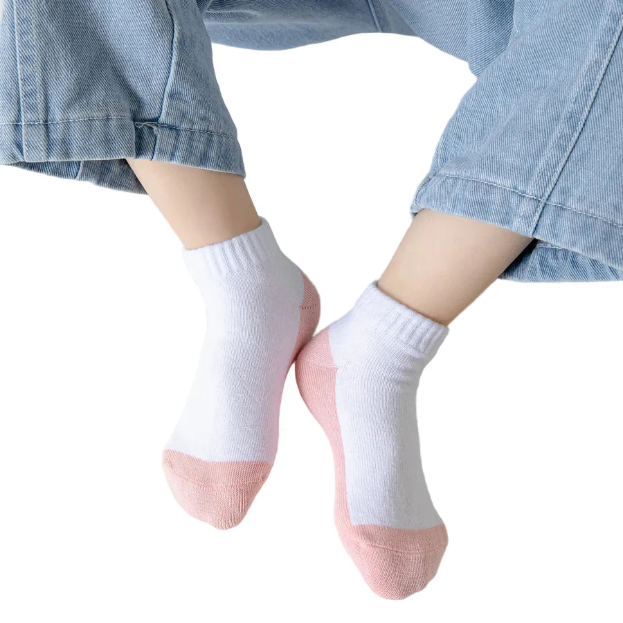 5 Pairs of Cotton Socks – For Boys & Girls (1–12 Years) Habicare
