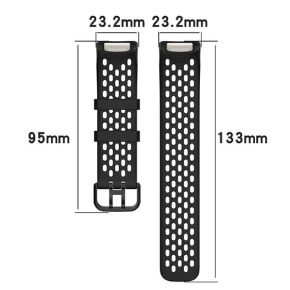 Silicone Strap for the Fitbit Charge 5/6 Series (12 colours available) Habicare