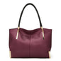 FOXER Genuine Leather Lady's Handbag Elegant Luxury Design Women Shoulder Bag Large Capacity Tote Bag Best Gift for Mom,Wife