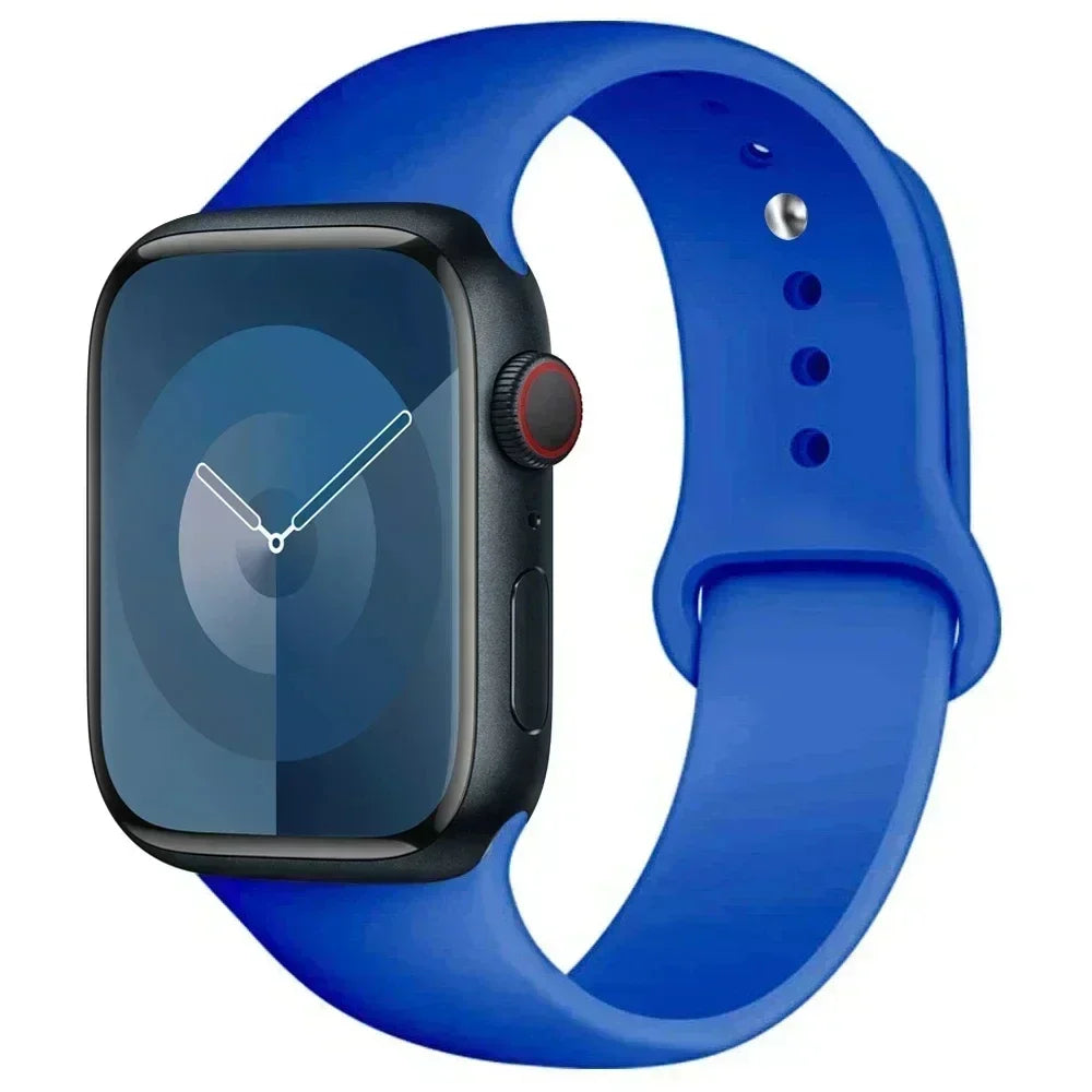 Silicone Replacement Strap for Apple Watch Series (38mm - 42mm) (available in 45 colours) Habicare