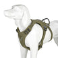 TRUELOVE Escape-proof Harness with Zippered Pocket Tactical Dog Vest Harness and Easy Control Training Military Backpack YH1811