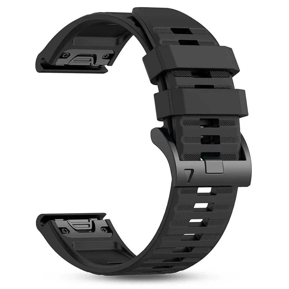 Quickfit Silicone Strap for the Garmin Watch Series (available of various range of models and 46 colours) Habicare