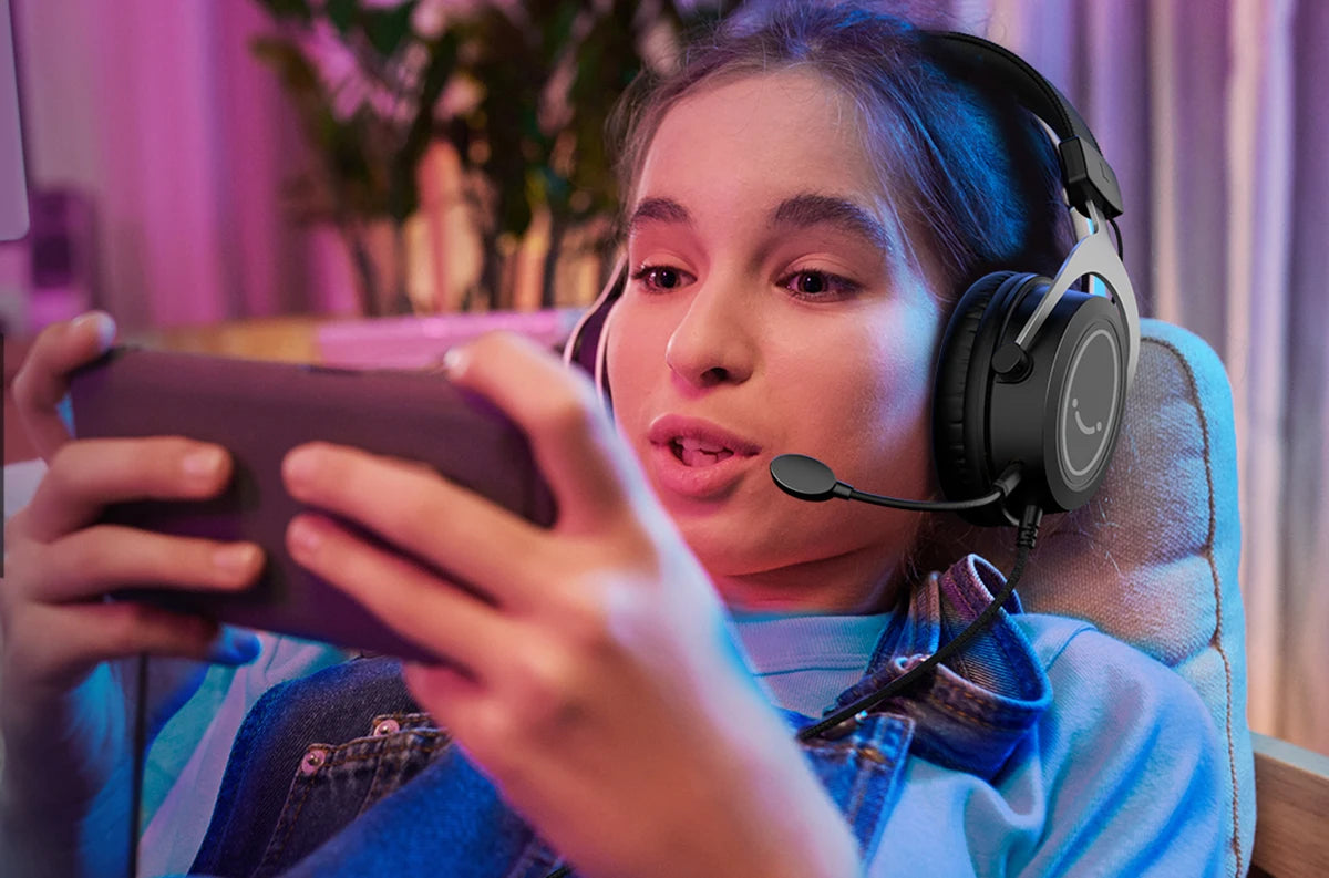 FIFINE Gaming Headset: Experience Immersive Stereo Sound and Stylish RGB Lighting
