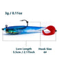 Habicare soft fishing lures with lead head jigs in various colors, designed for bass and trout fishing, displayed in multiple quantities.