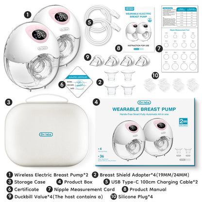MAMIJOY 2Pcs Wearable Breast Pump