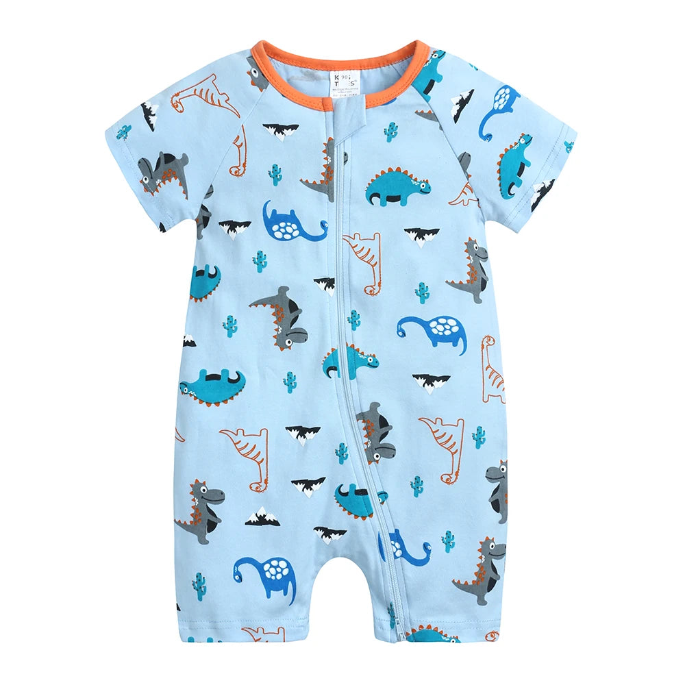 Kids Tales Sunshine Stories Cotton-Blend Printed Romper