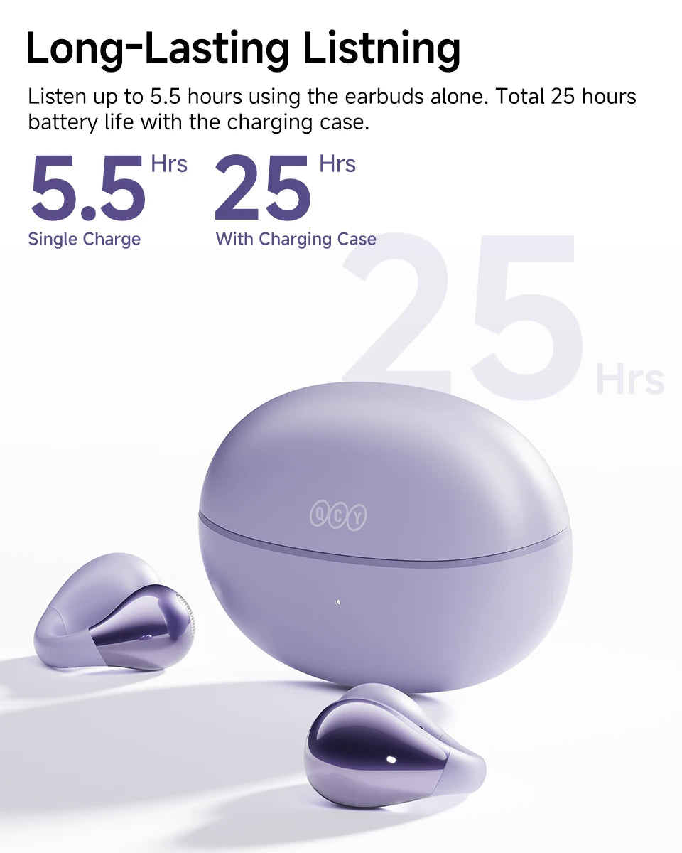QCY Crossky C30 Wireless Earphones - Bluetooth 5.4 TWS Sports Earbuds with Dual-Connection and Waterproof Design - ShopHub
