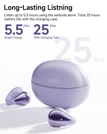 QCY Crossky C30 Wireless Earphones - Bluetooth 5.4 TWS Sports Earbuds with Dual-Connection and Waterproof Design - ShopHub