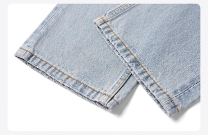 SIMWOOD Loose Straight 13.5oz 100% Cotton Washed Vintage Jeans