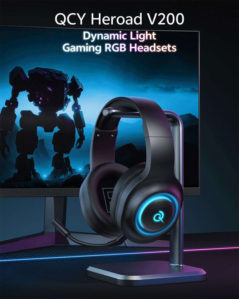 QCY Heroad V200 Gaming Headset - ShopHub