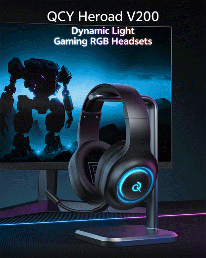 QCY Heroad V200 Gaming Headset - ShopHub