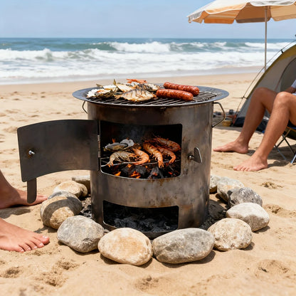 Portable Outdoor Fire Pit Stove - ShopHub