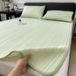 Experience Ultimate Comfort with Our Cooling Ice Silk Bed Mat - Perfect for Summer Nights!