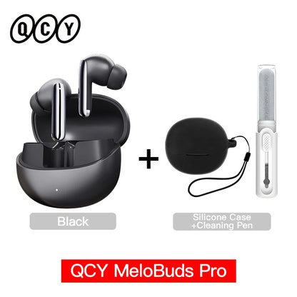 QCY MeloBuds Pro Earphones with 46dB ANC, Hi-Res LDAC, Bluetooth 5.3, 6 Mic Multipoint Connection, In-Ear Detection - ShopHub
