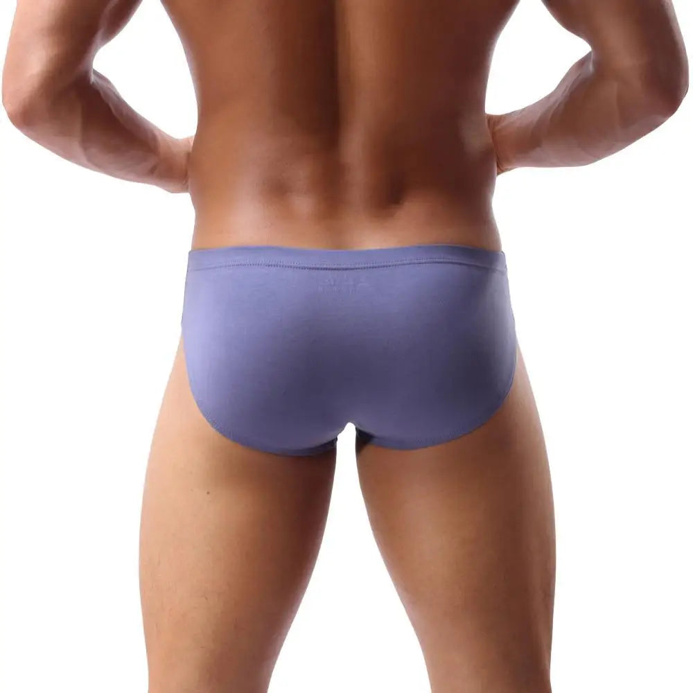 BRAVE PERSON Sexy Men's Briefs Cotton Underwear U Convex Pouch Low Waist - ShopHub