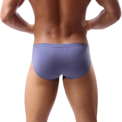 BRAVE PERSON Sexy Men's Briefs Cotton Underwear U Convex Pouch Low Waist - ShopHub