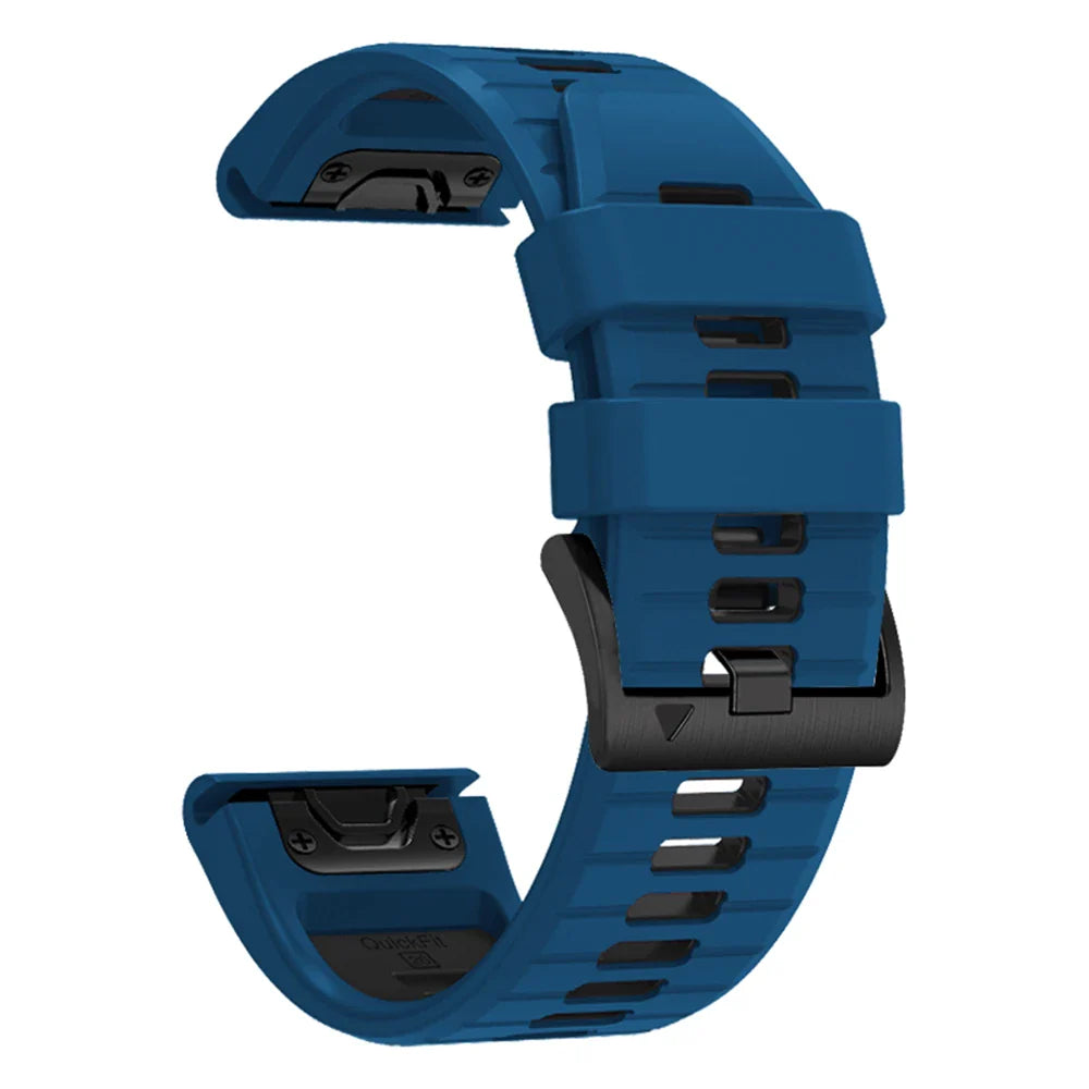 QuickFit Silicone Strap for the Garmin Flagship Models (2 sizes & 46 colours available) Habicare