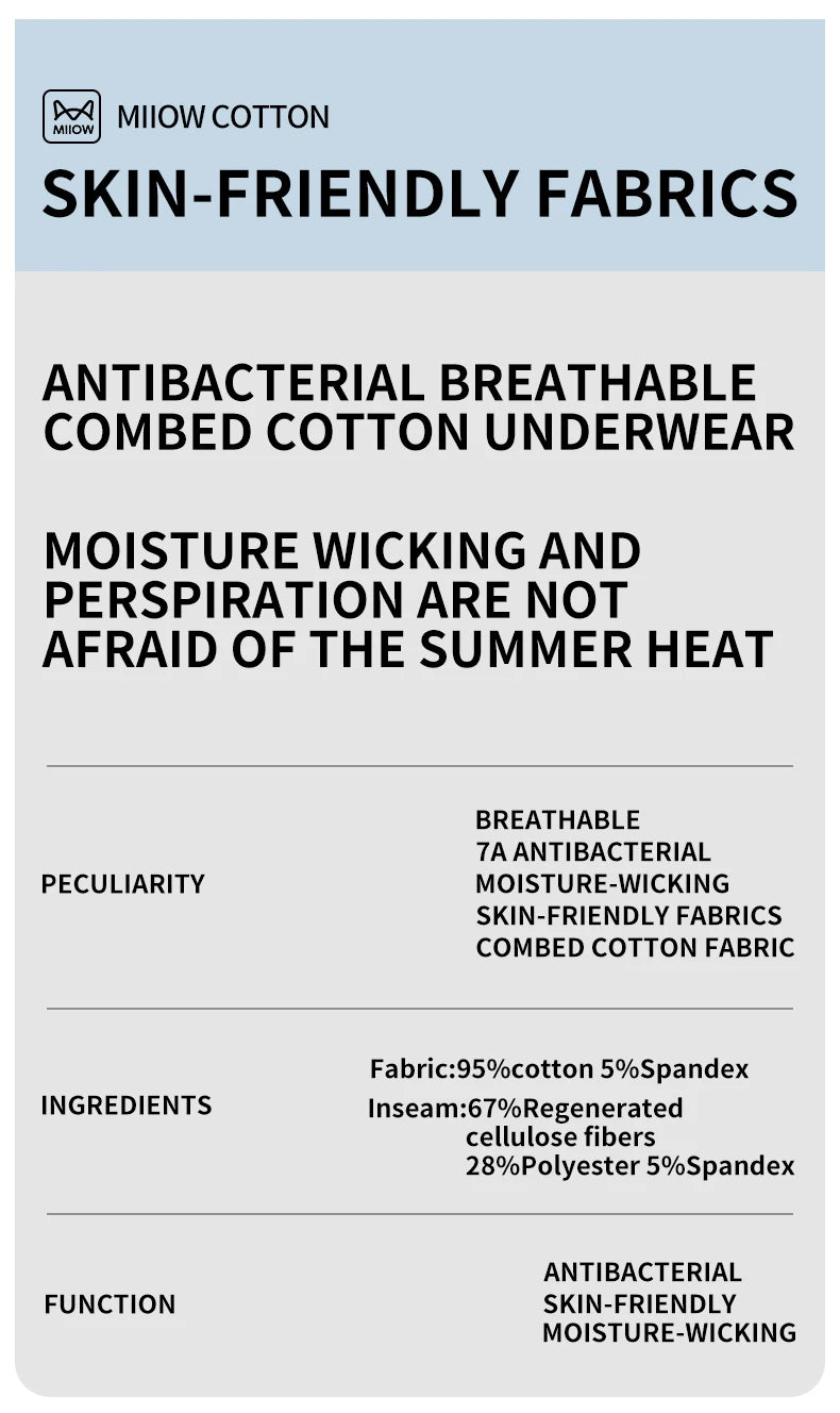 MiiOW Men's Cotton Boxershorts - 3Pcs Set - ShopHub