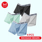 MiiOW Men's Ice Silk Underwear - 4Pcs Antibacterial Breathable Boxer Briefs - ShopHub