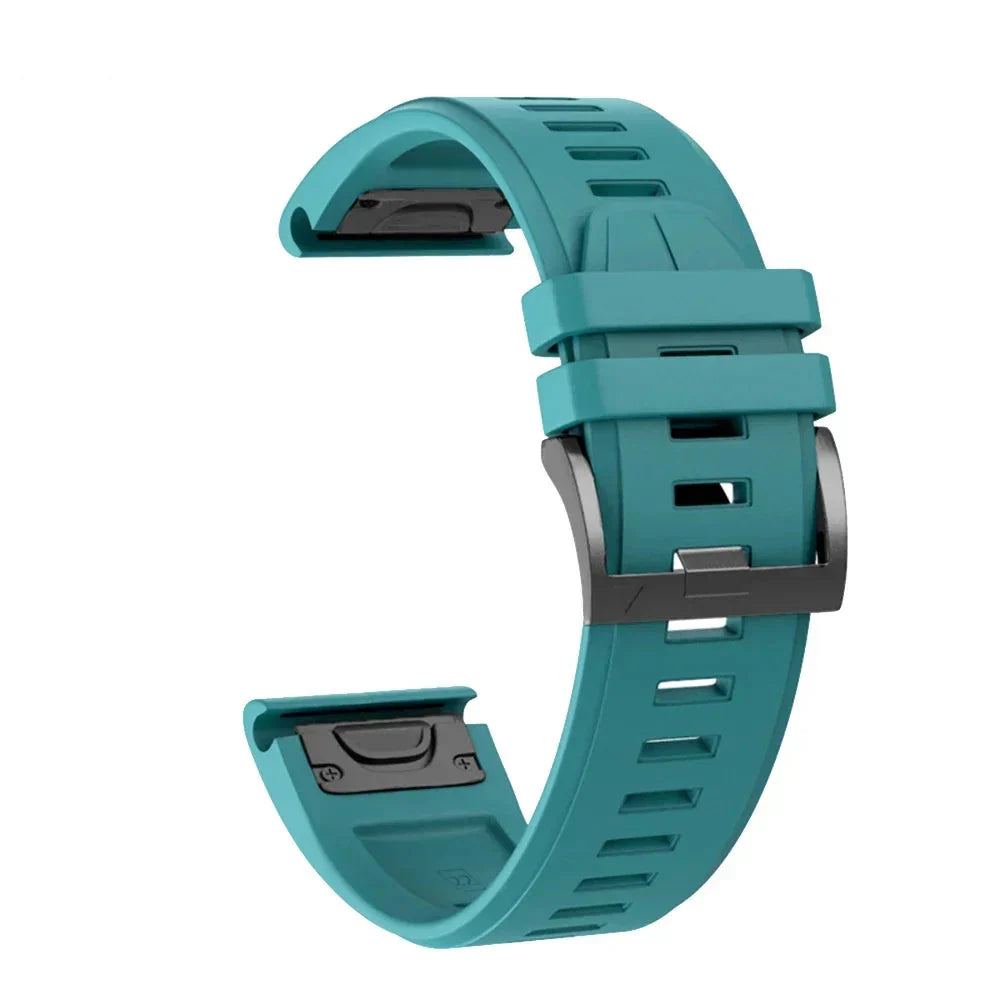 QuickFit Silicone Strap for the Garmin Flagship Models (2 sizes & 46 colours available) Habicare