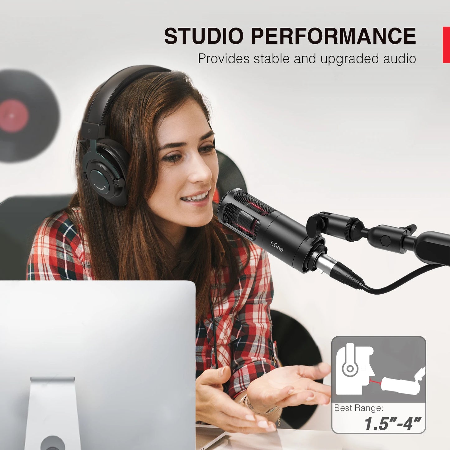 FIFINE XLR Dynamic Microphone K669D