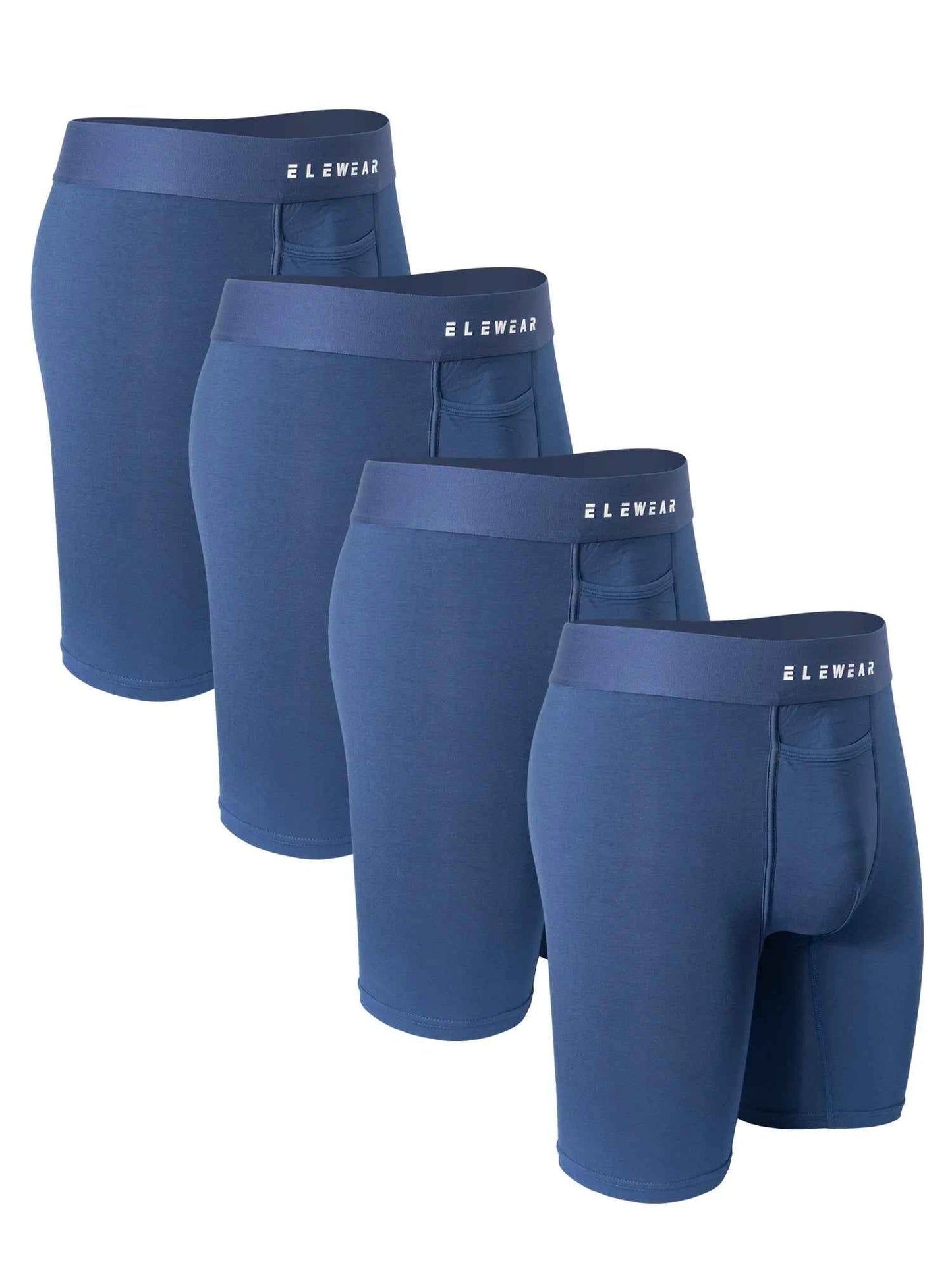 4pcs Men's Breathable Modal Underwear Boxershorts with Opening - Comfortable Men's Underwear
