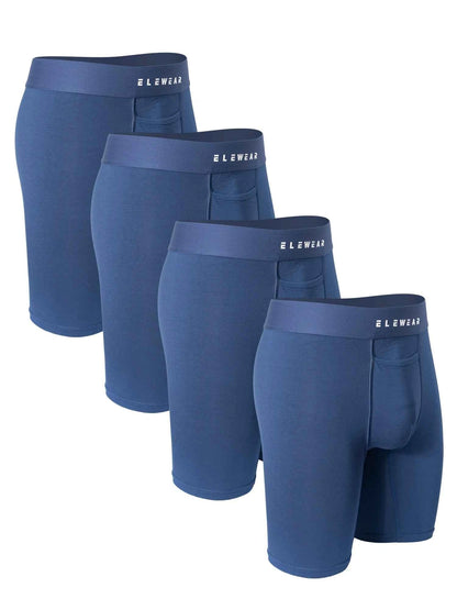 4pcs Men's Breathable Modal Underwear Boxershorts with Opening - Comfortable Men's Underwear