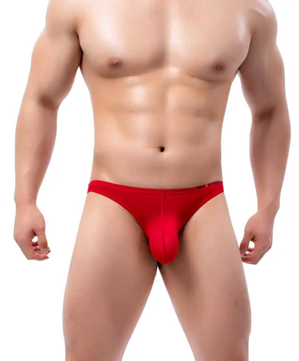 BRAVE PERSON Sexy Mens Big Penis Pouch Design Underwear