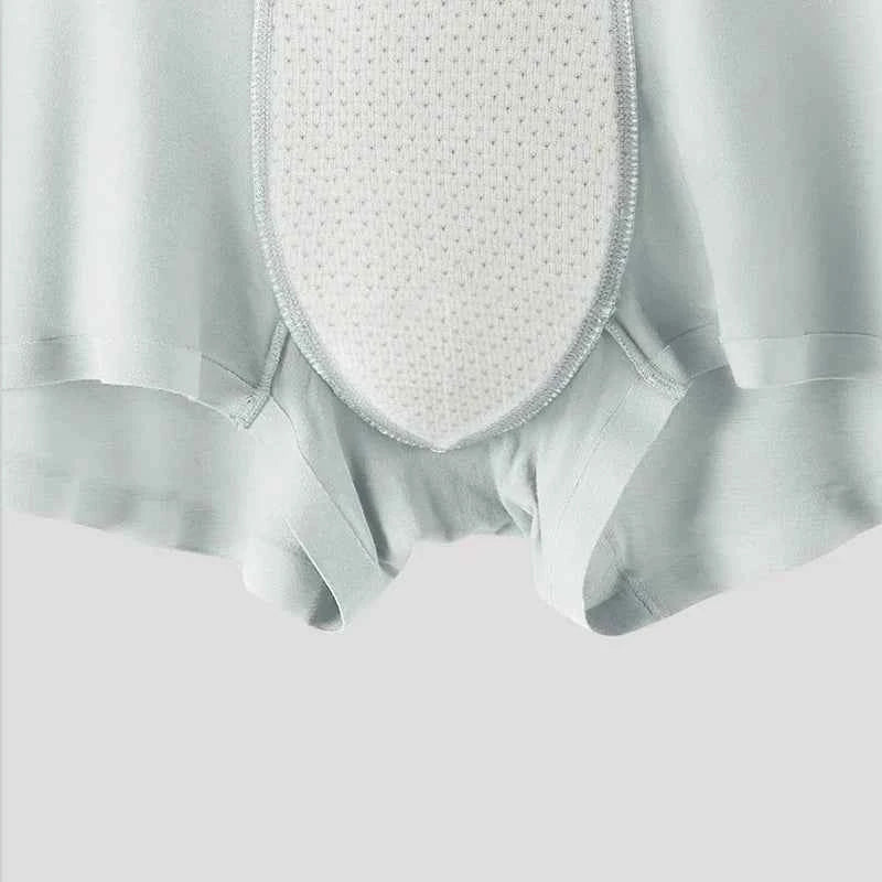 MiiOW 3pcs Traceless Lightweight Silk Men Boxers Antibacterial Internal File Men's Panties Underwear Man Seamless Boxer Briefs