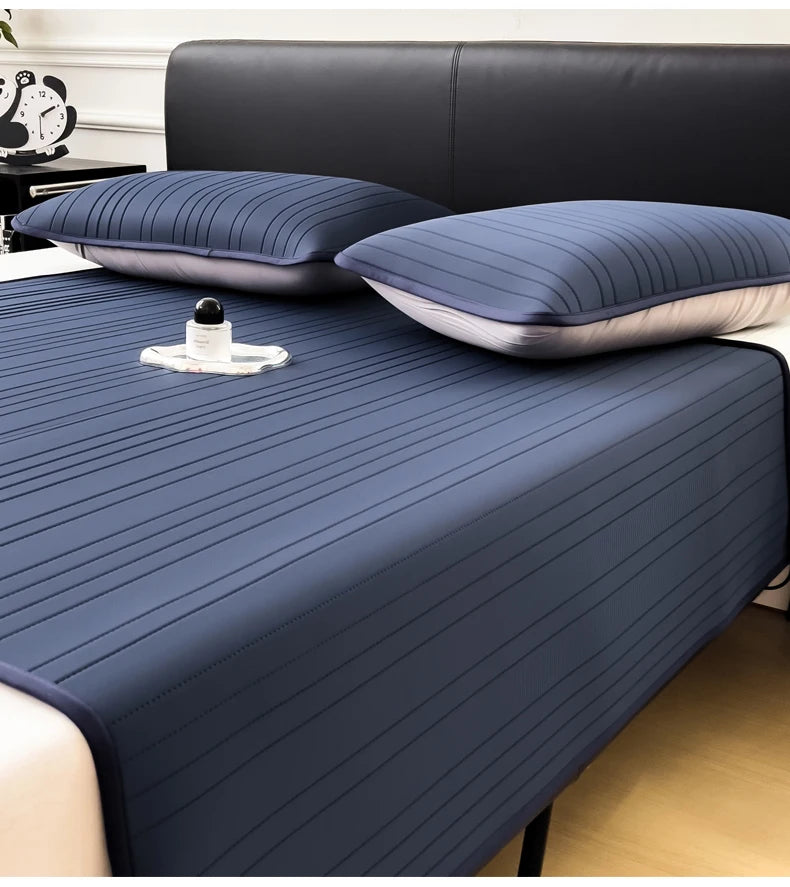 Experience Ultimate Comfort with Our Cooling Ice Silk Bed Mat - Perfect for Summer Nights!