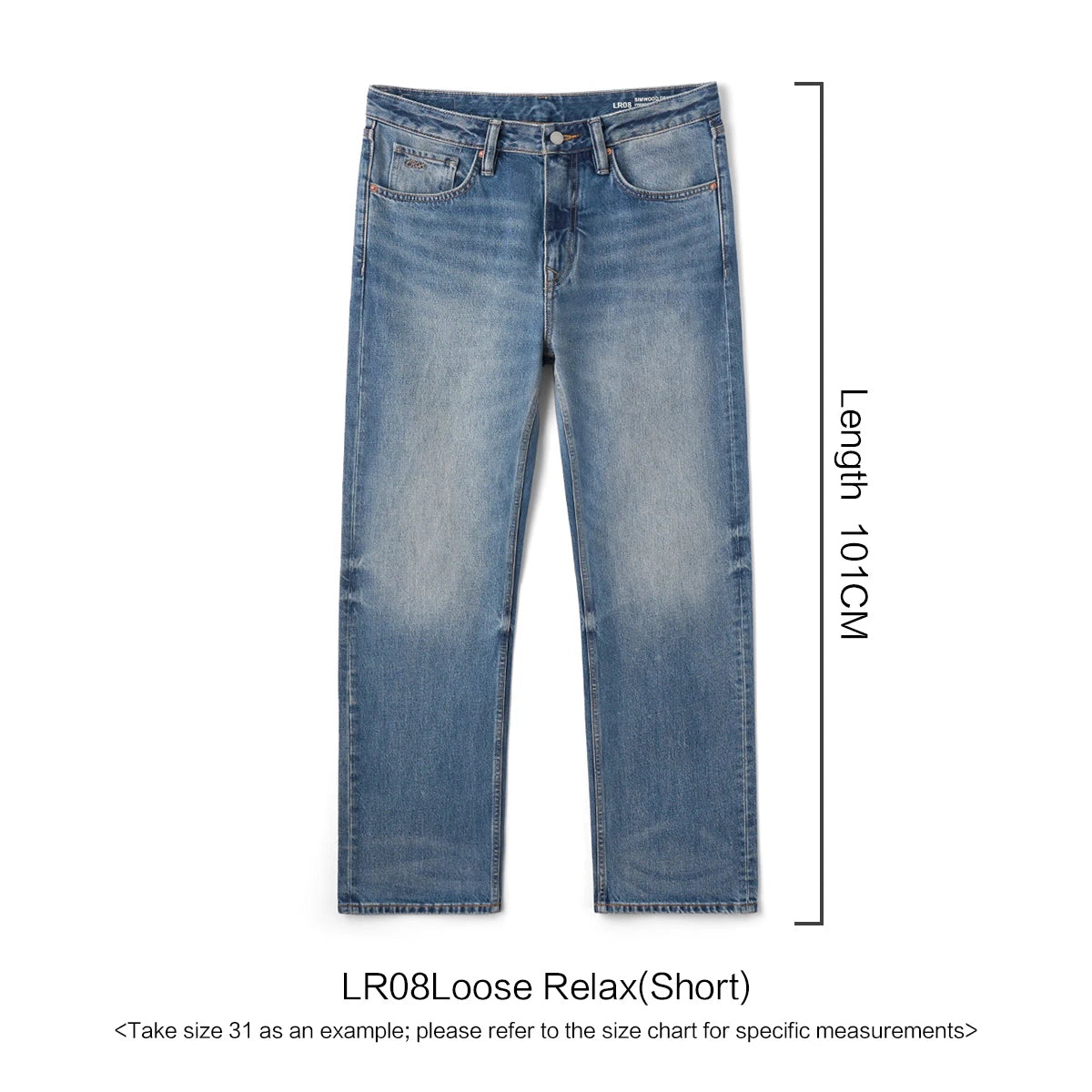 SIMWOOD Loose Relax 13.5oz Heavyweight Washed Vintage Jeans