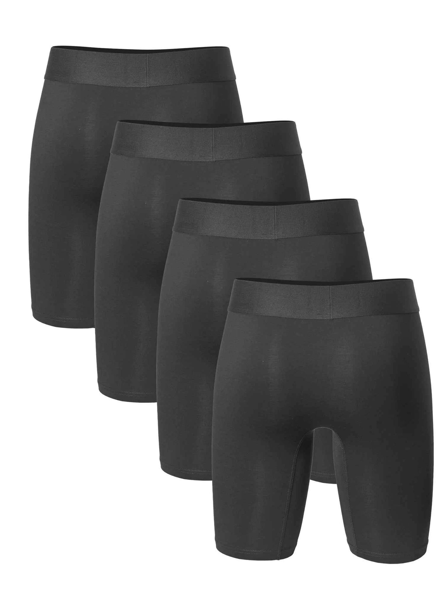 4pcs Men Modal Underwear - Breathable Boxershorts with Opening for Comfort and Style