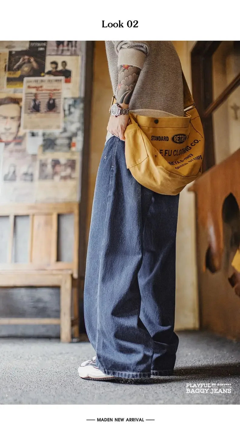 Maden 13.9oz Vintage Baggy Jeans