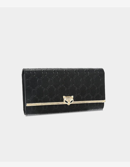 FOXER Split Leather Women's Long Wallet