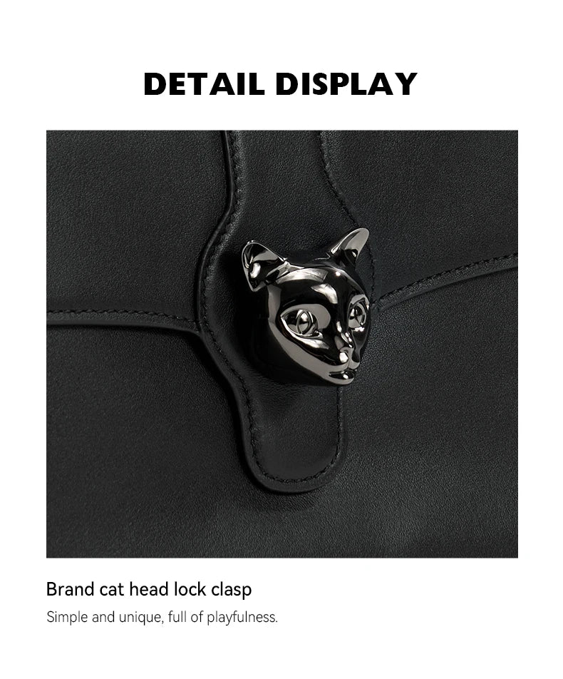 BAFELLI Full-Leather Square Shoulder Bag