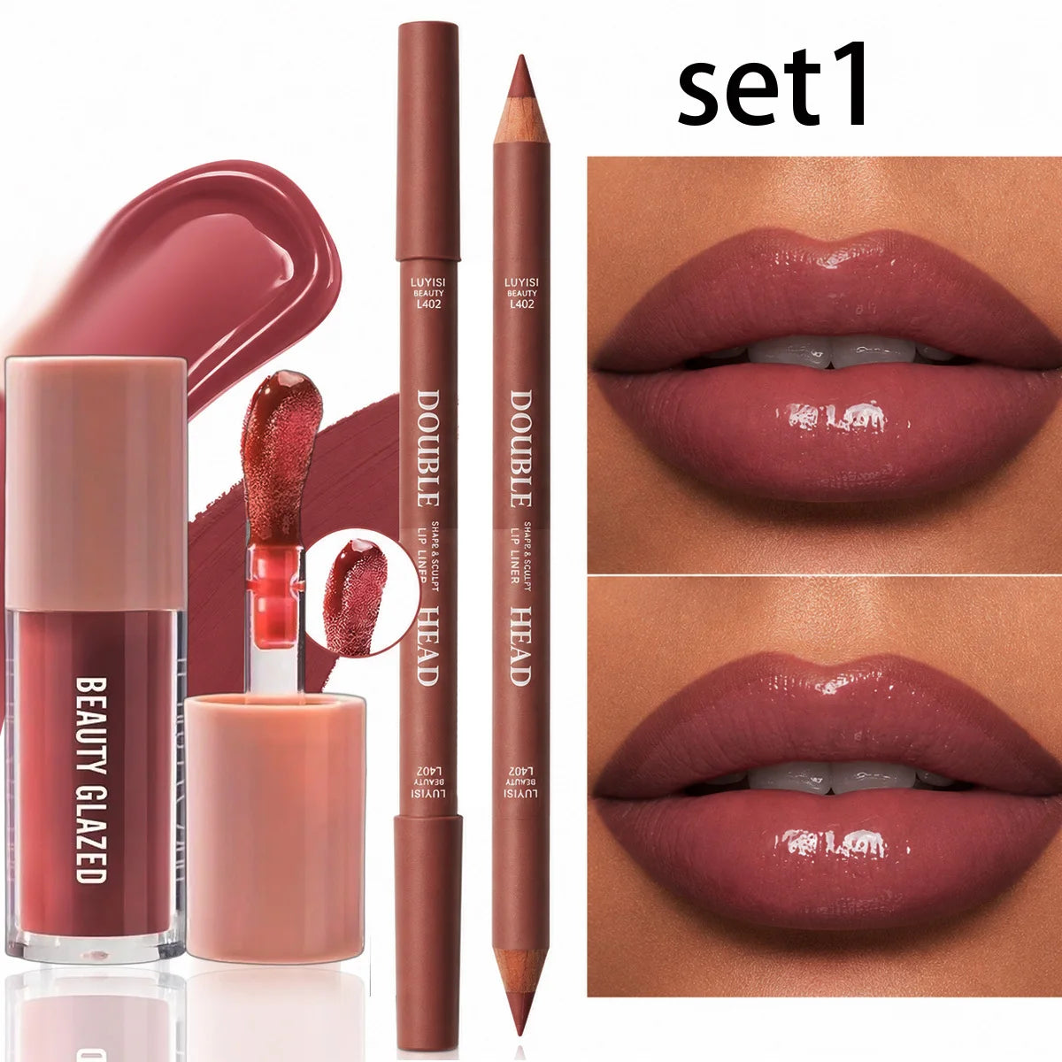 2pcs/Set Lip Makeup Set