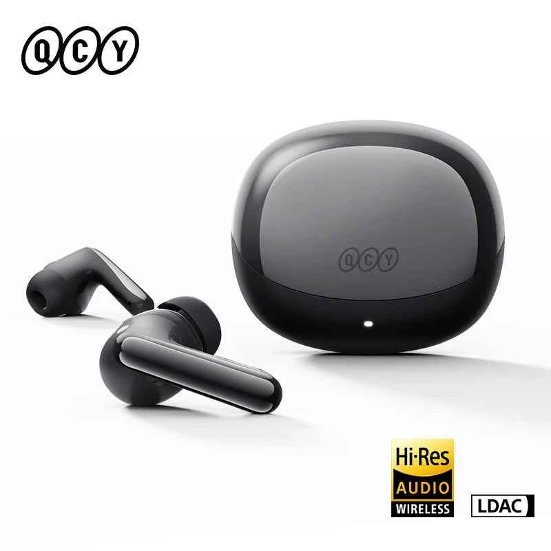 QCY MeloBuds N60 BH25HT19A Wireless Earphone Dual Driver LDAC Hi-Res Adaptive ANC Noise Cancelling Earbud Multi-Point Connection