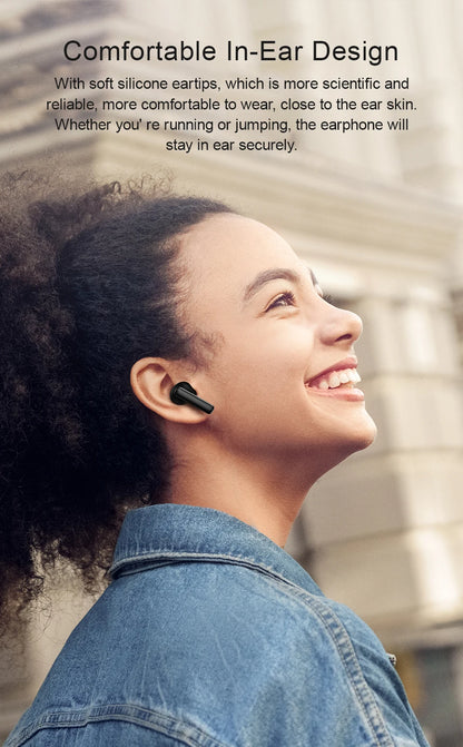 QCY T13 ANC Wireless Earphones Bluetooth 5.3 with 28dB Active Noise Cancellation and 4 Mics ENC for Low Latency TWS Experience - ShopHub